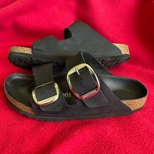 Birkenstock BIG Buckle black sandals 37
